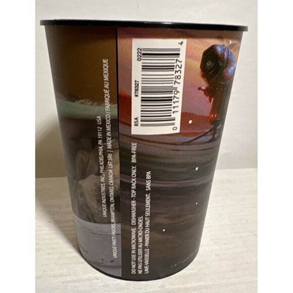 Star Wars Mandalorian Baby Yoda Grogu Plastic Cup 4.5" Tall - Picture 4 of 9